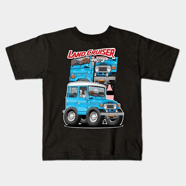 Land Cruiser FJ40 hardtop Kids T-Shirt by itsTheBugz